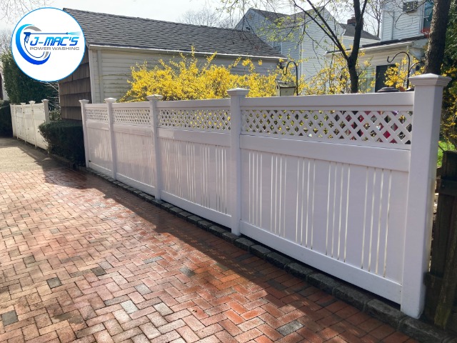 White Grimy Fence After