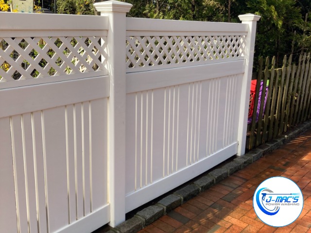 White Grimy Fence After