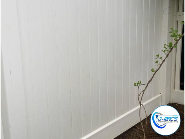 White Grimy Fence After