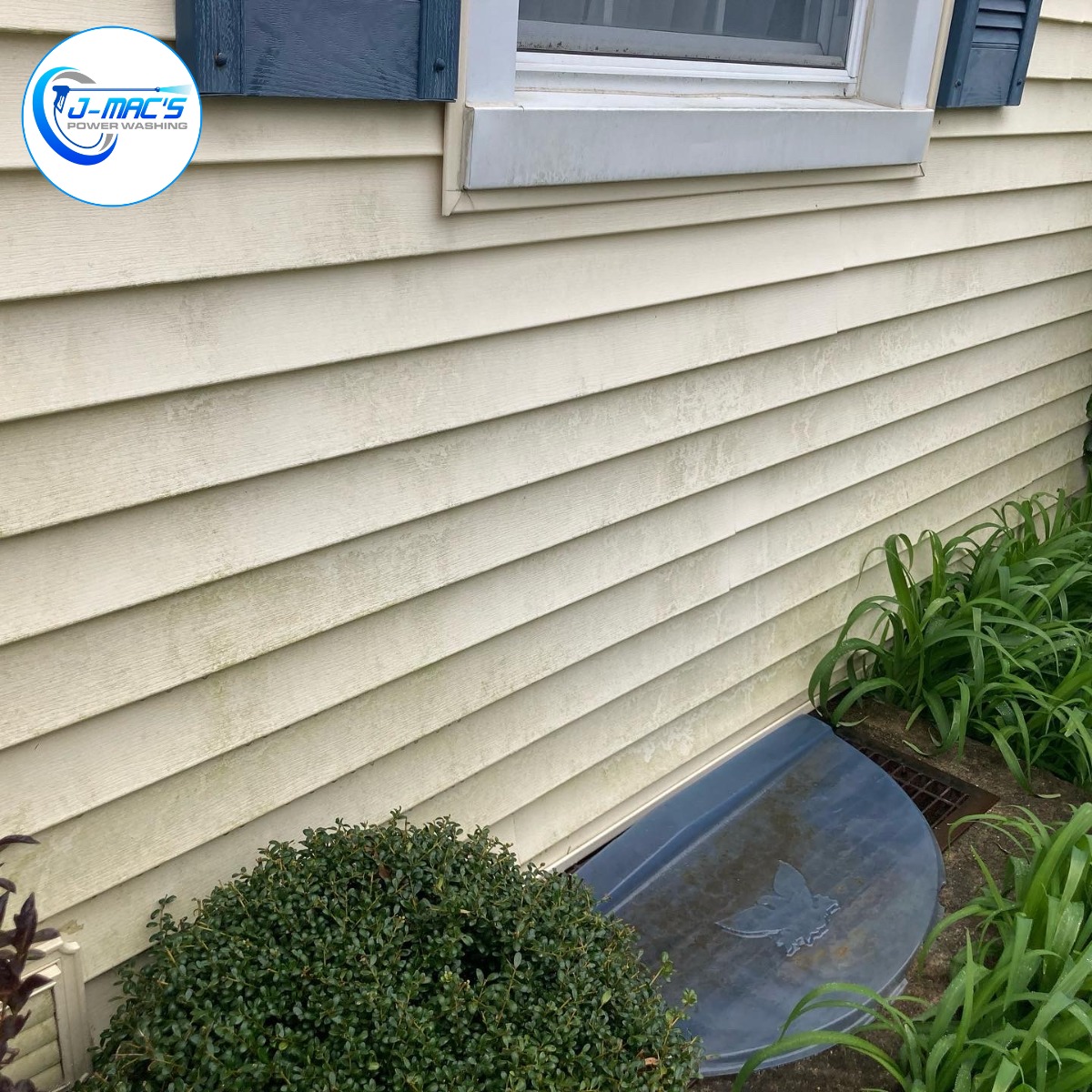 White Grimy Fence After