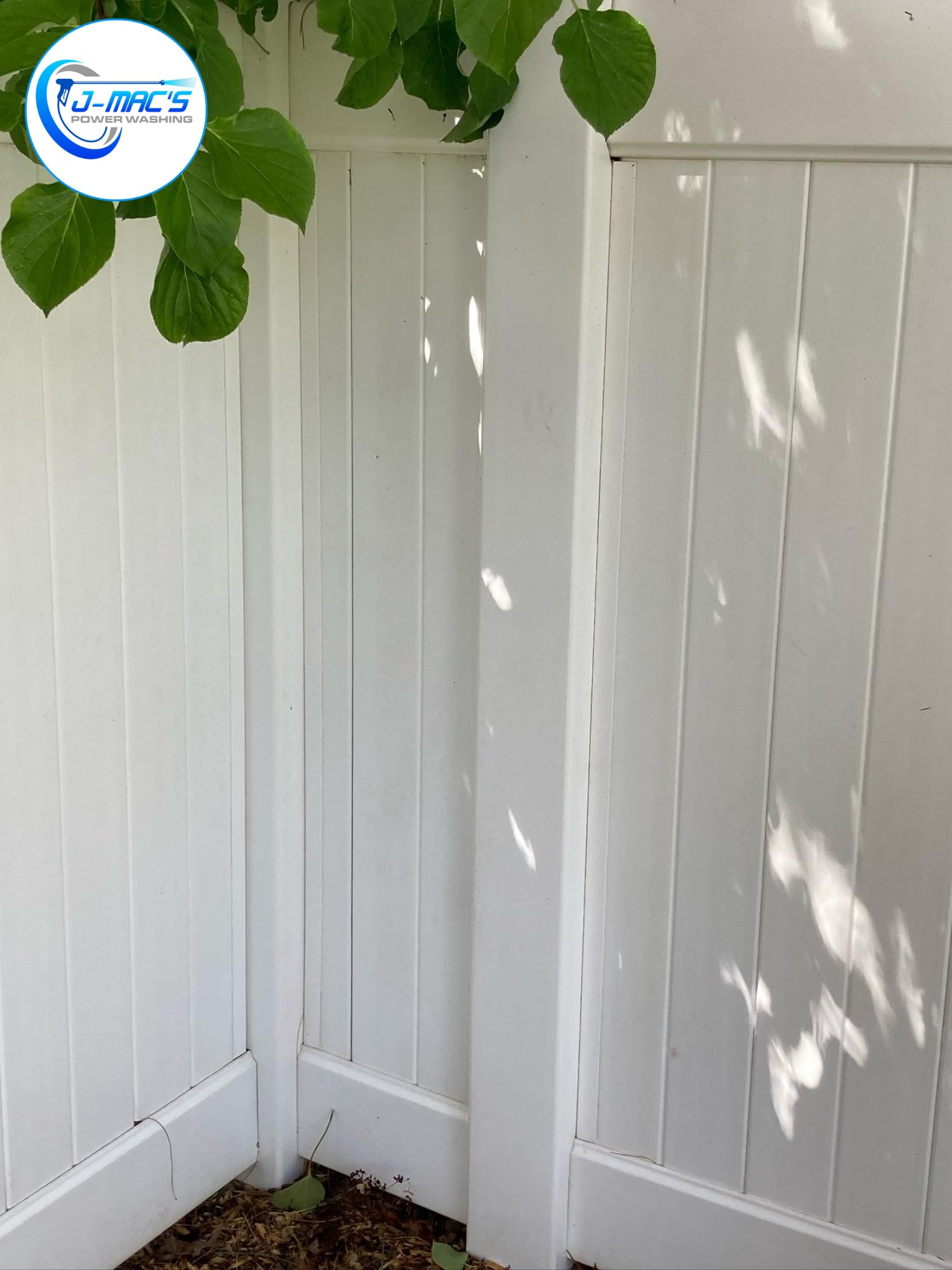 White Grimy Fence After