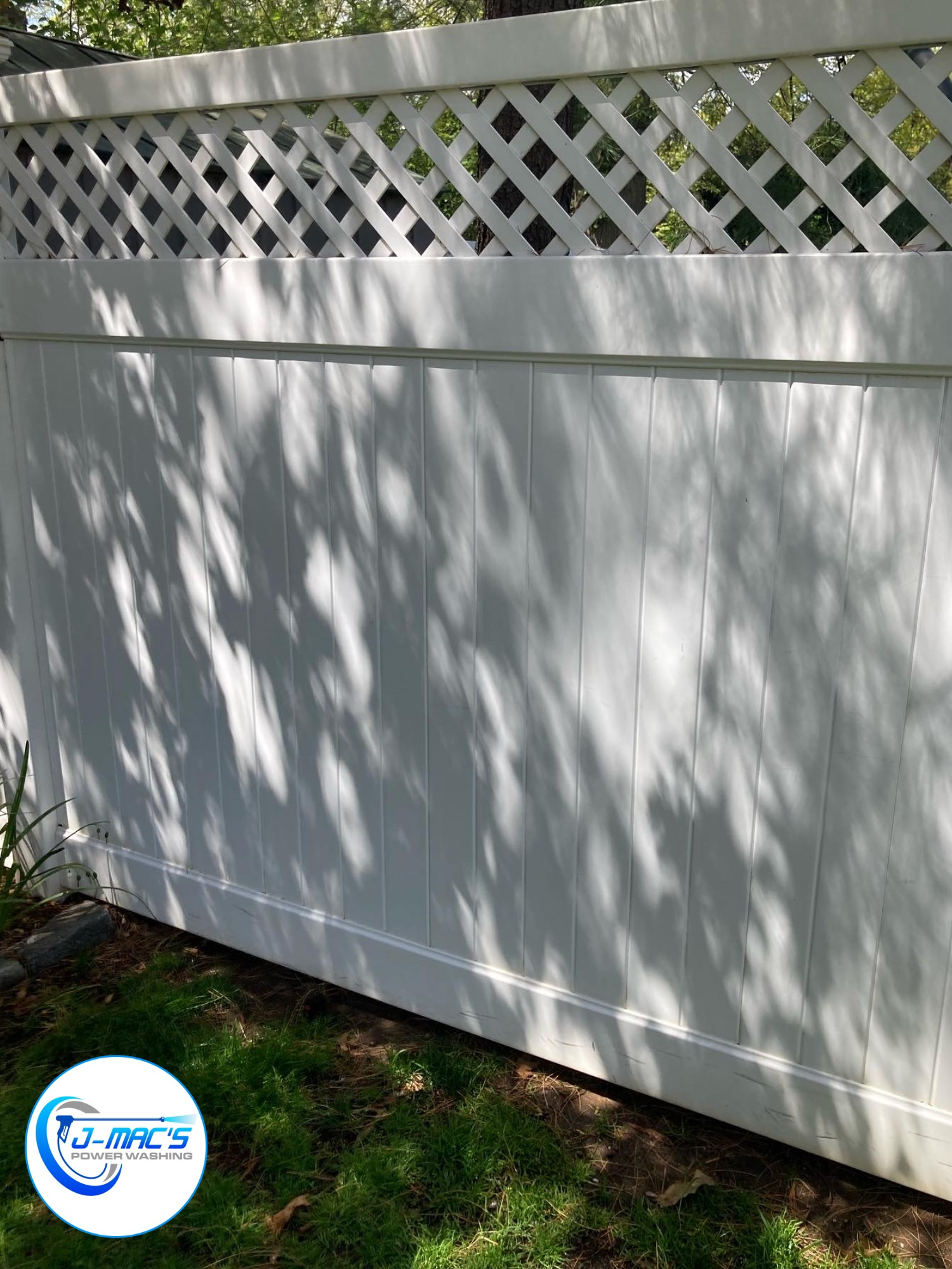 White Grimy Fence After