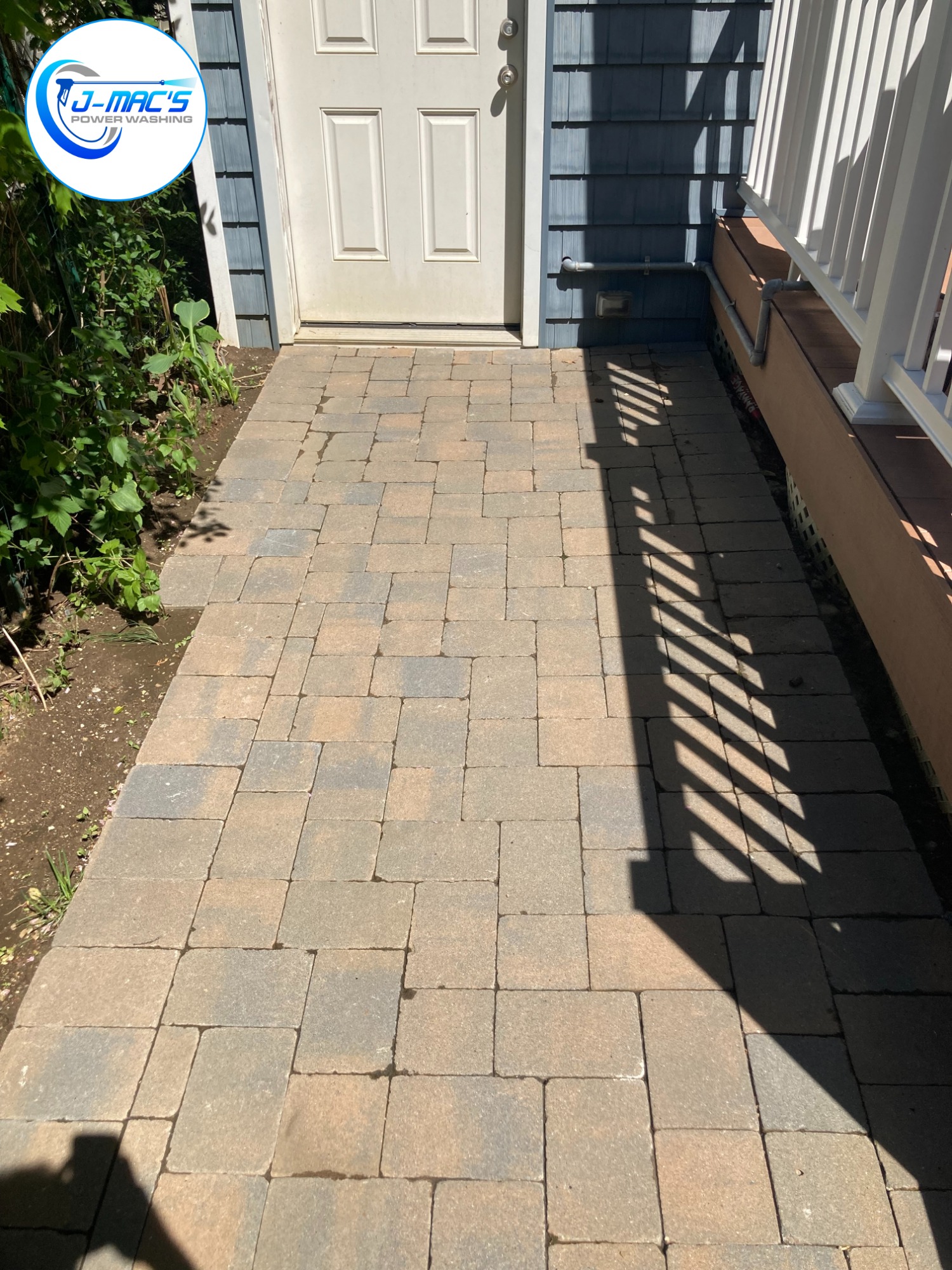 Paver Walkway After