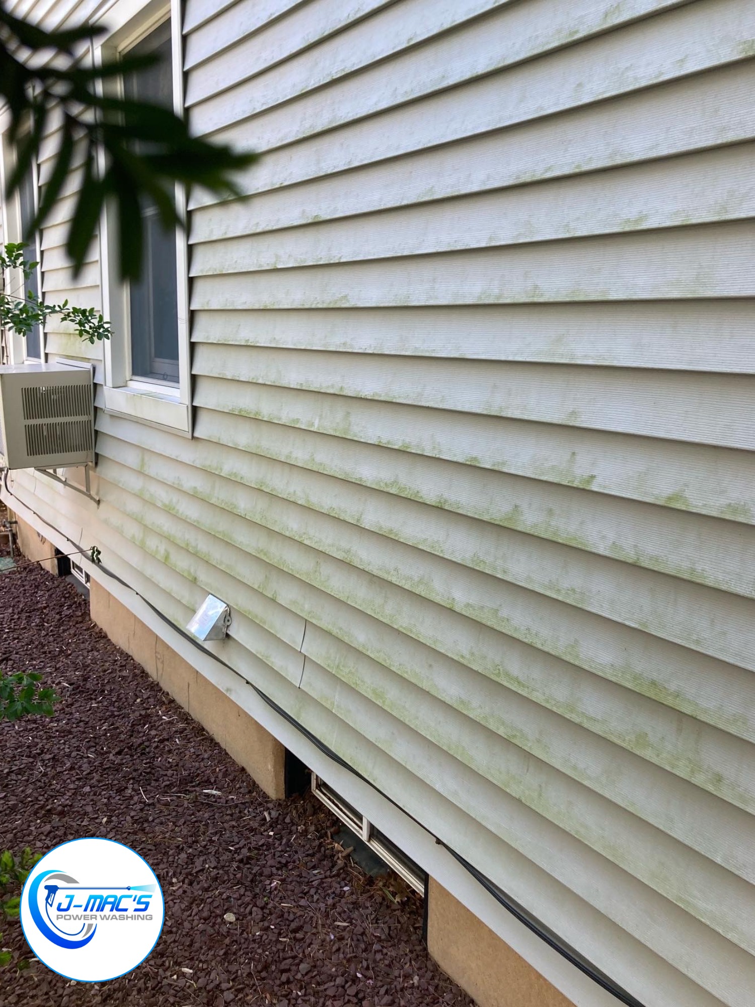 White Grimy Fence After