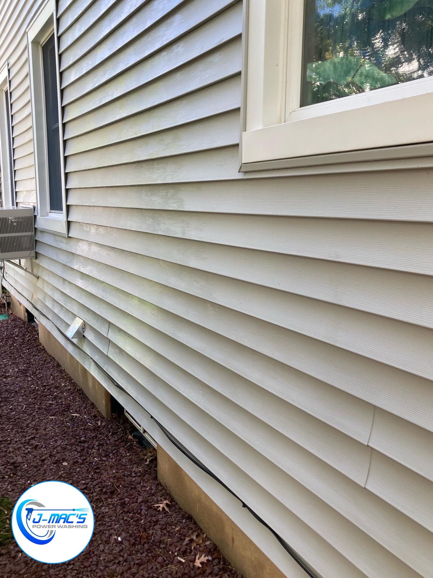 White Grimy Fence Before